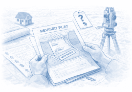 שינוי בשטח המגרש כתוצאה מפרצלציה