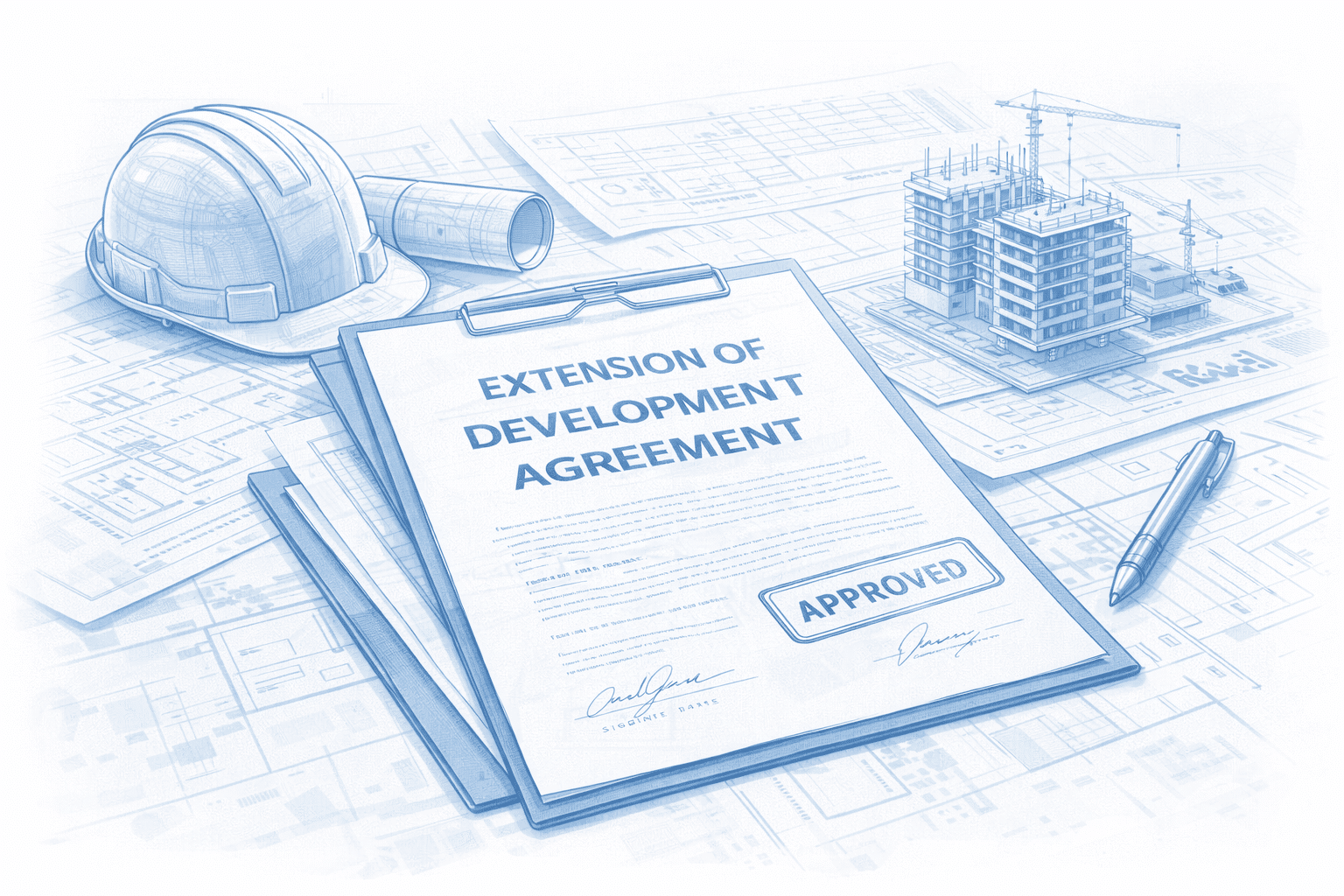 אורכה להסכם פיתוח