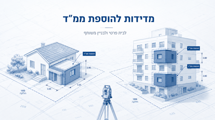 מדידות להוספת ממ"דים