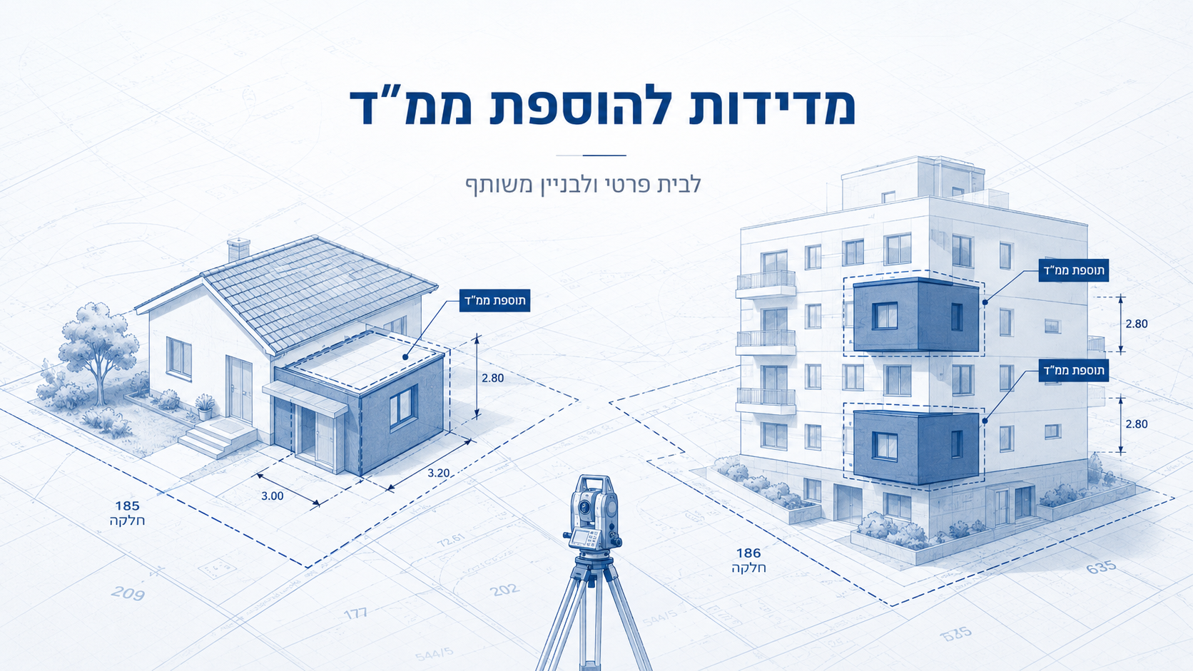 מדידות להוספת ממ"דים
